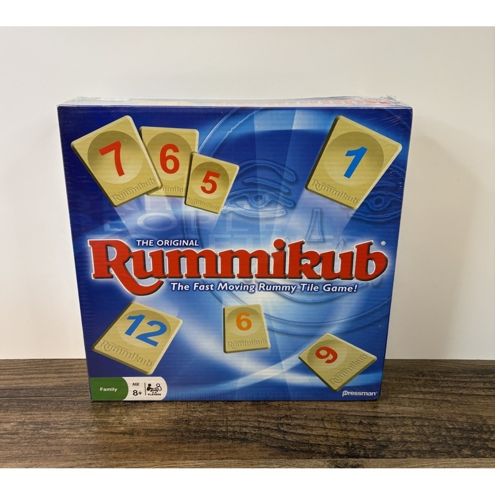 Rummikub 1997 The Original Rummy Fast Moving Tile Game Pressman Sealed